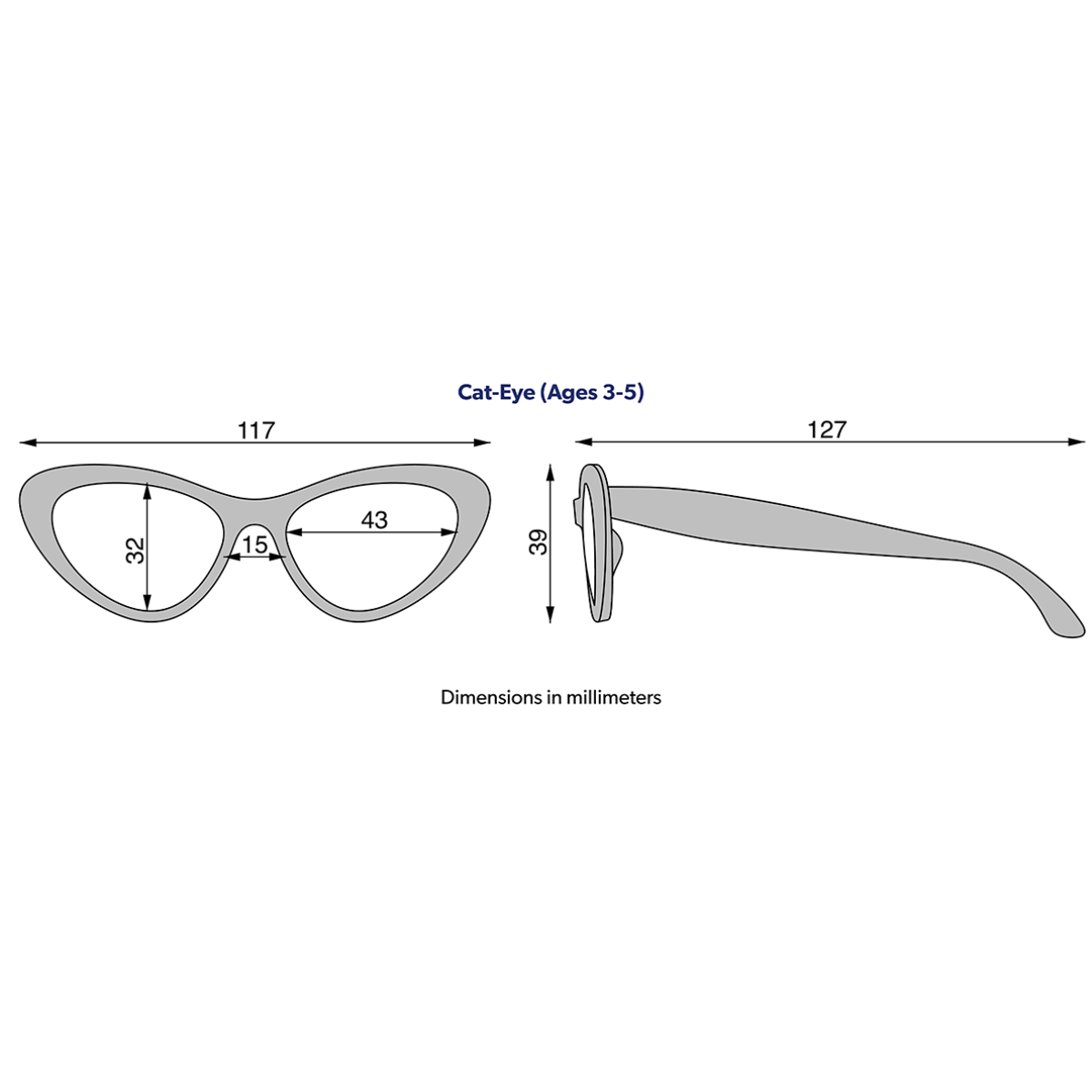 Wicked White Cat-Eye