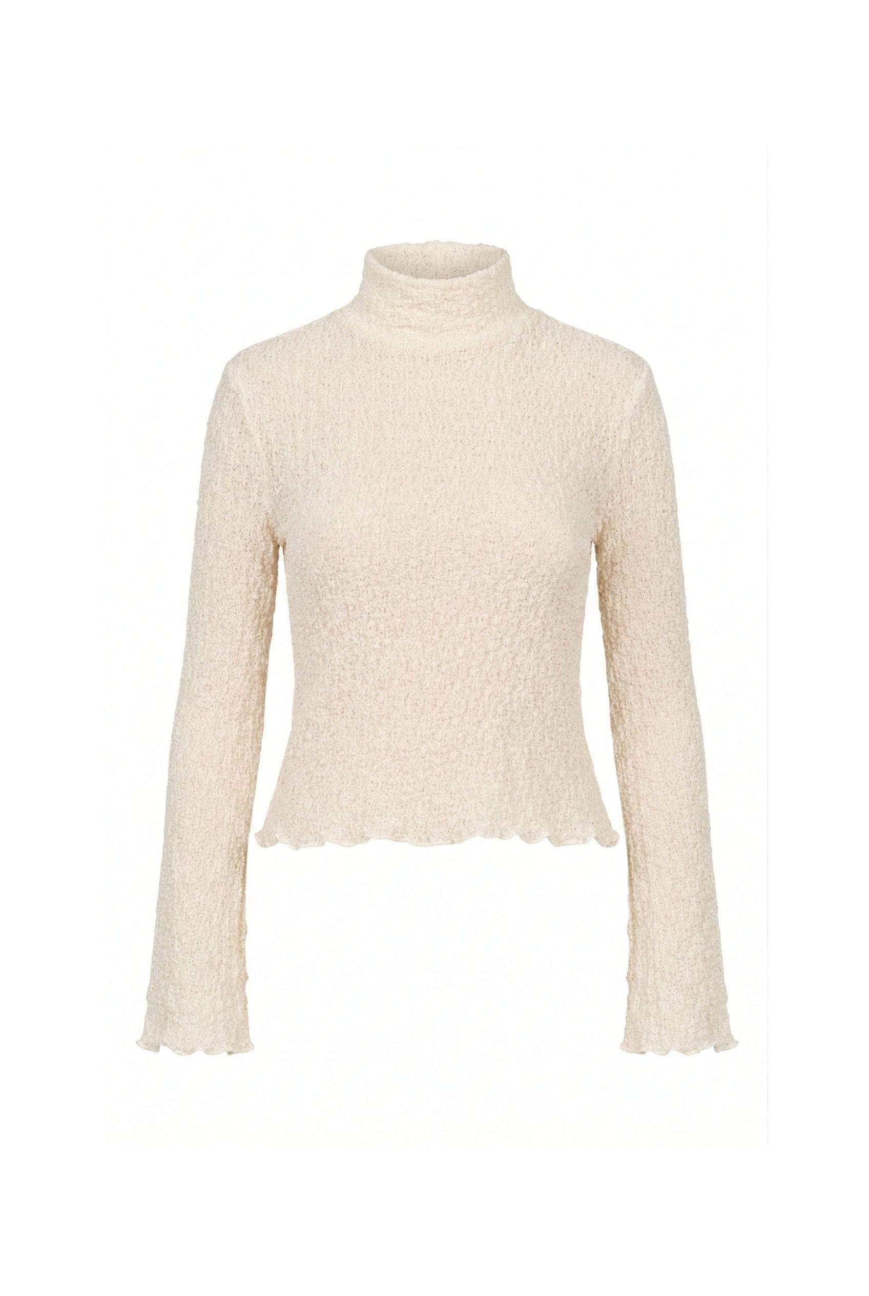 Amalia Texture Francesca Long-Sleeve Top
