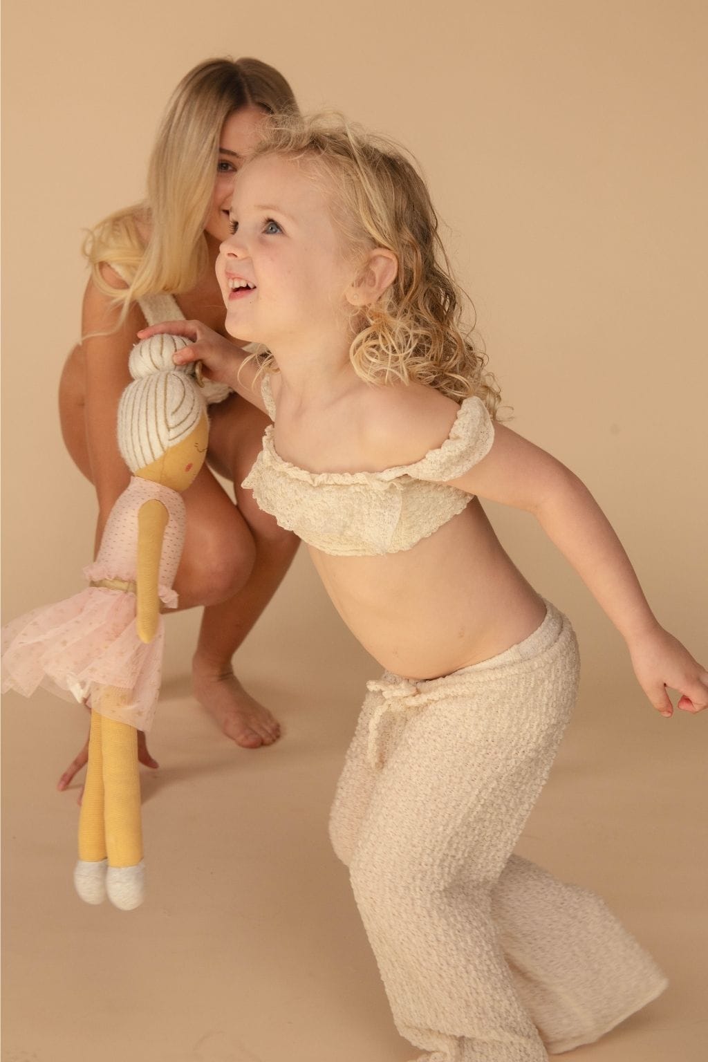 Amalia Texture Mini Drawstring Pant