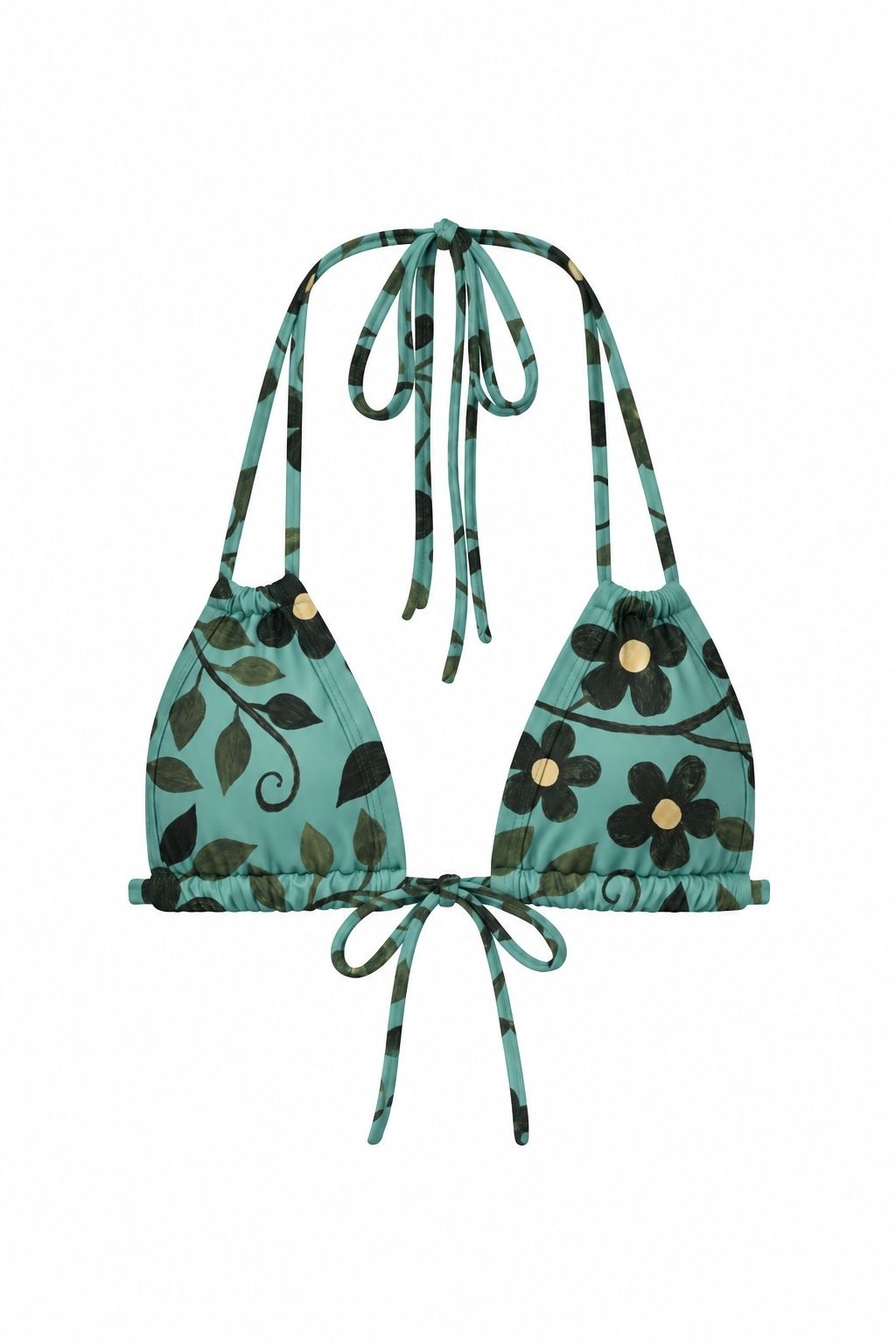 Aquamarine Euro Bow Bikini Top