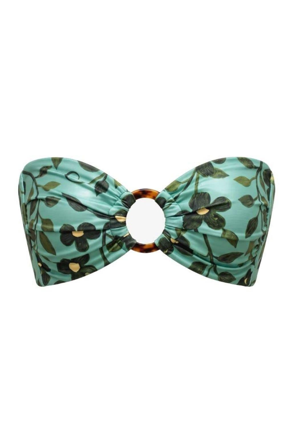 Aquamarine Tori Ties Bandeau Bikini Top