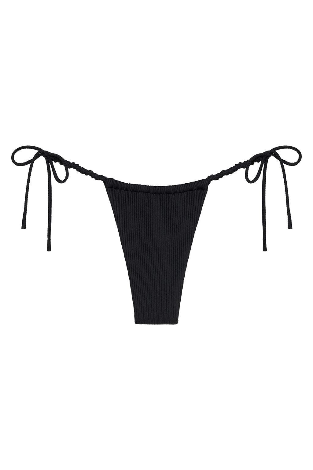 Black Rib Brasil (Scrunch) Bikini Bottom