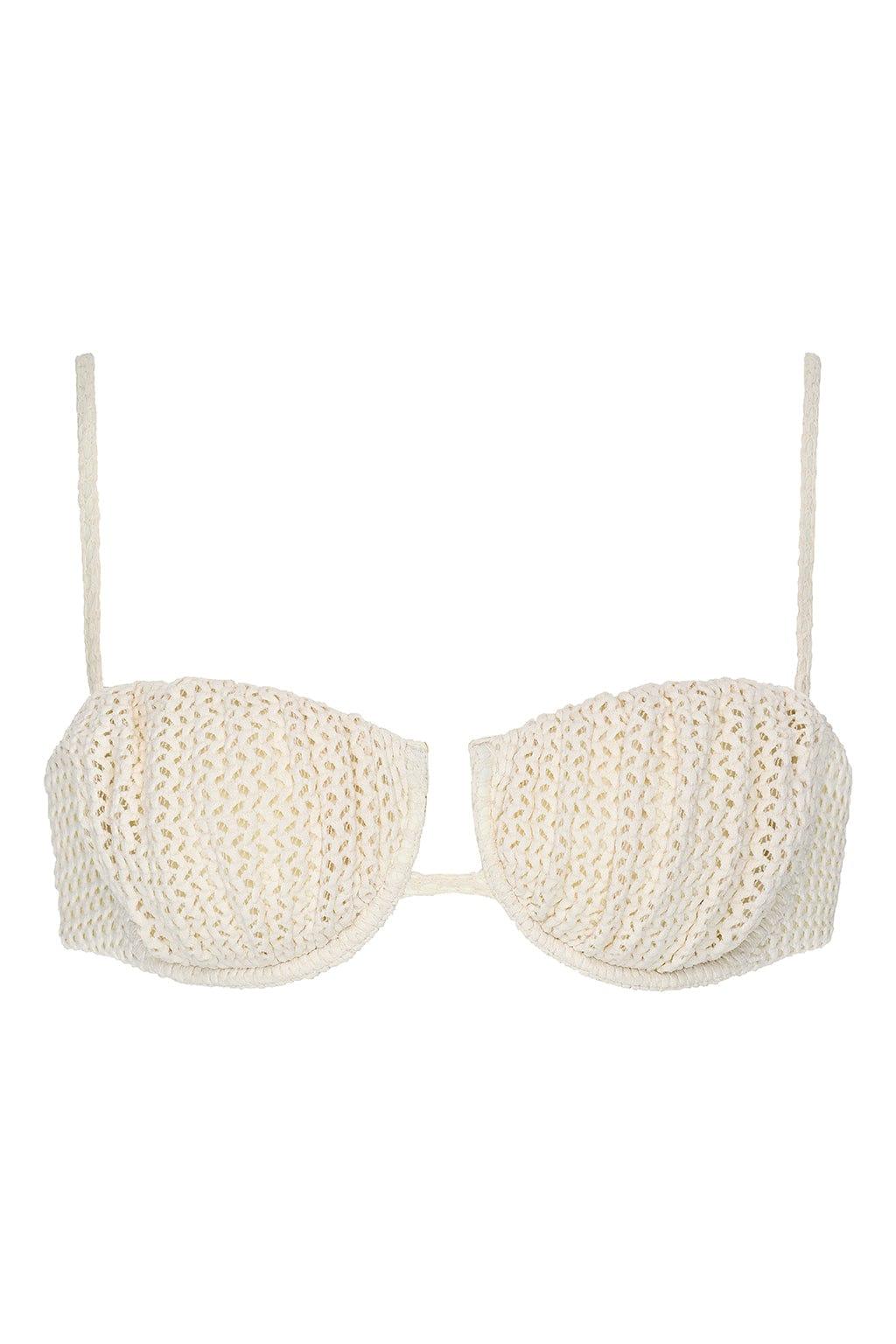 Bone Crochet Petal Bikini Top