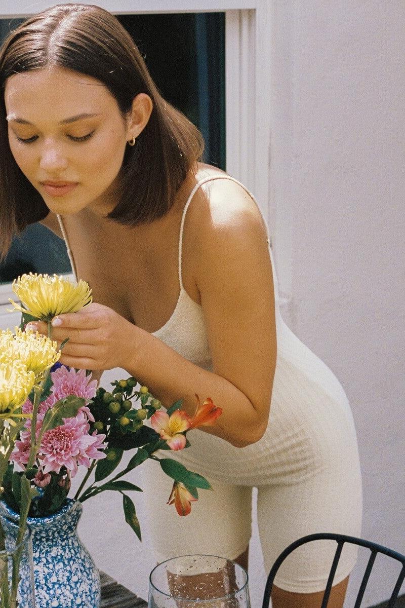 Buttercream Rib Alina Midi Onesie