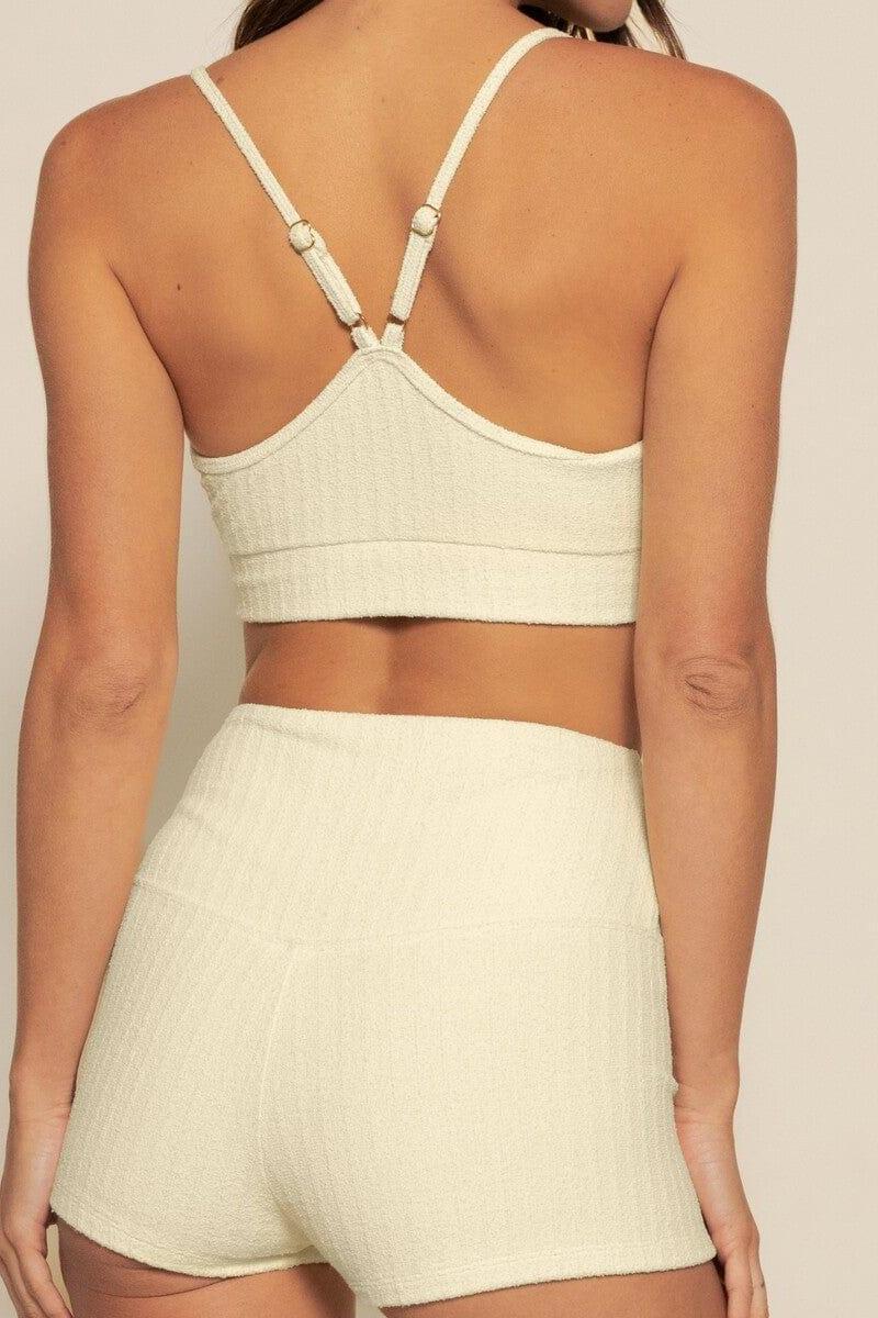 Buttercream Rib Simple Sport Top