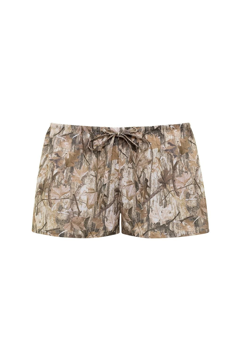 Camo Low-Rise Drawstring Short