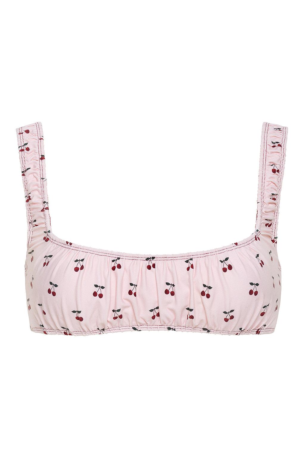 Cherries Zoe Bikini Top