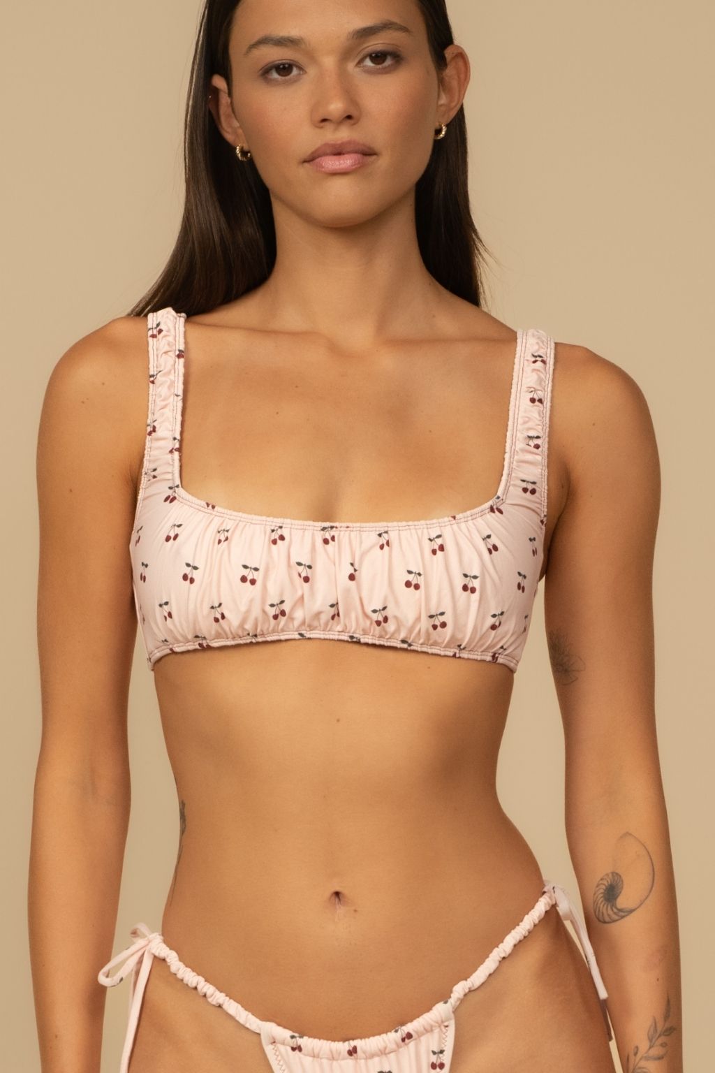 Cherries Zoe Bikini Top