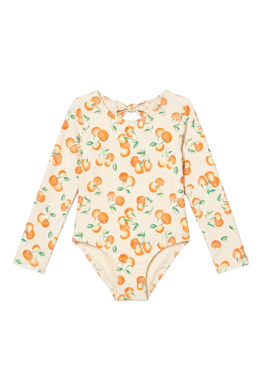Cherry Sherbet Mini Long Sleeve One-Piece