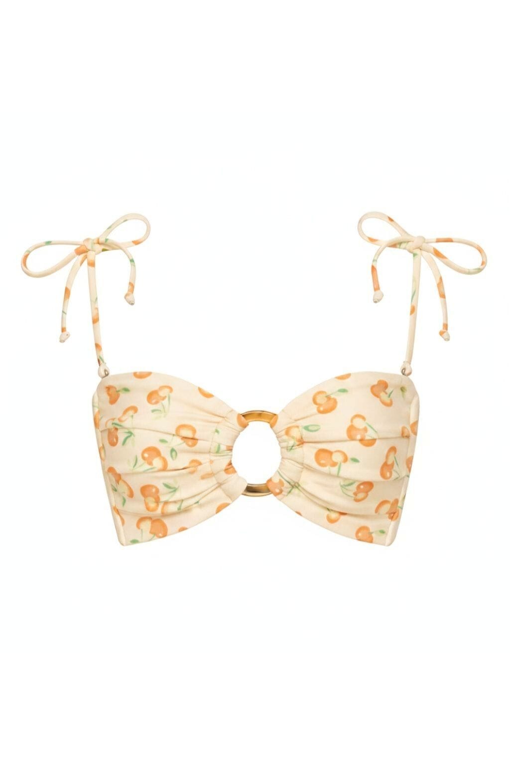 Cherry Sherbet Tori Ties Bandeau Bikini Top