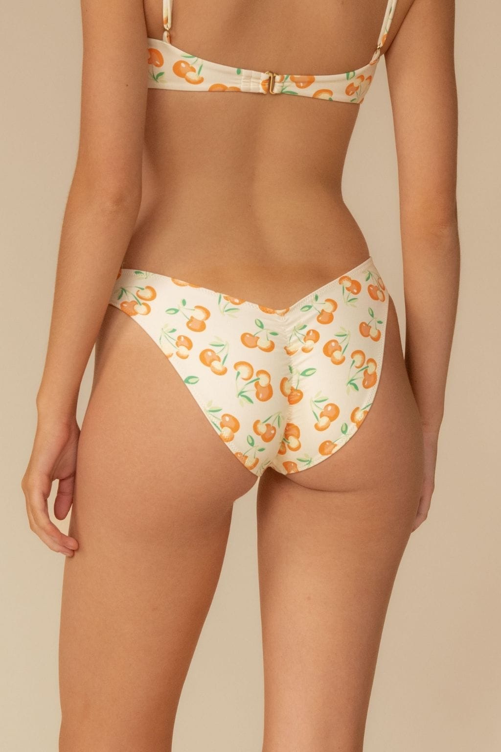 Cherry Sherbet Added Coverage Lulu (Zig-Zag Stitch) Bikini Bottom