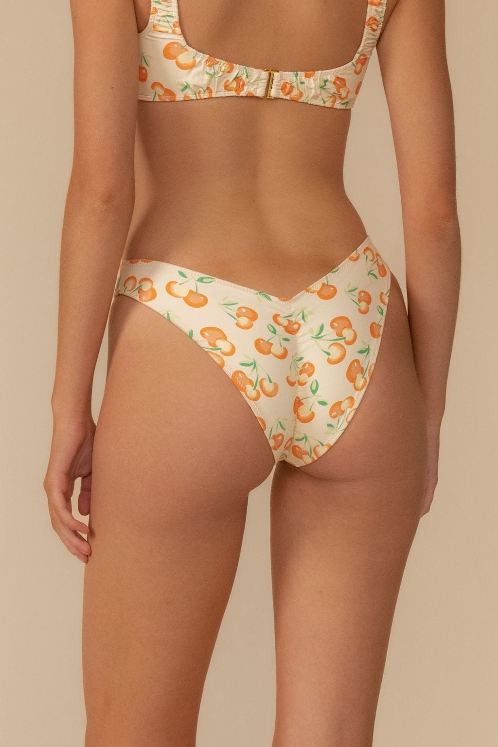 Cherry Sherbet Lulu (Zig-Zag Stitch) Bikini Bottom
