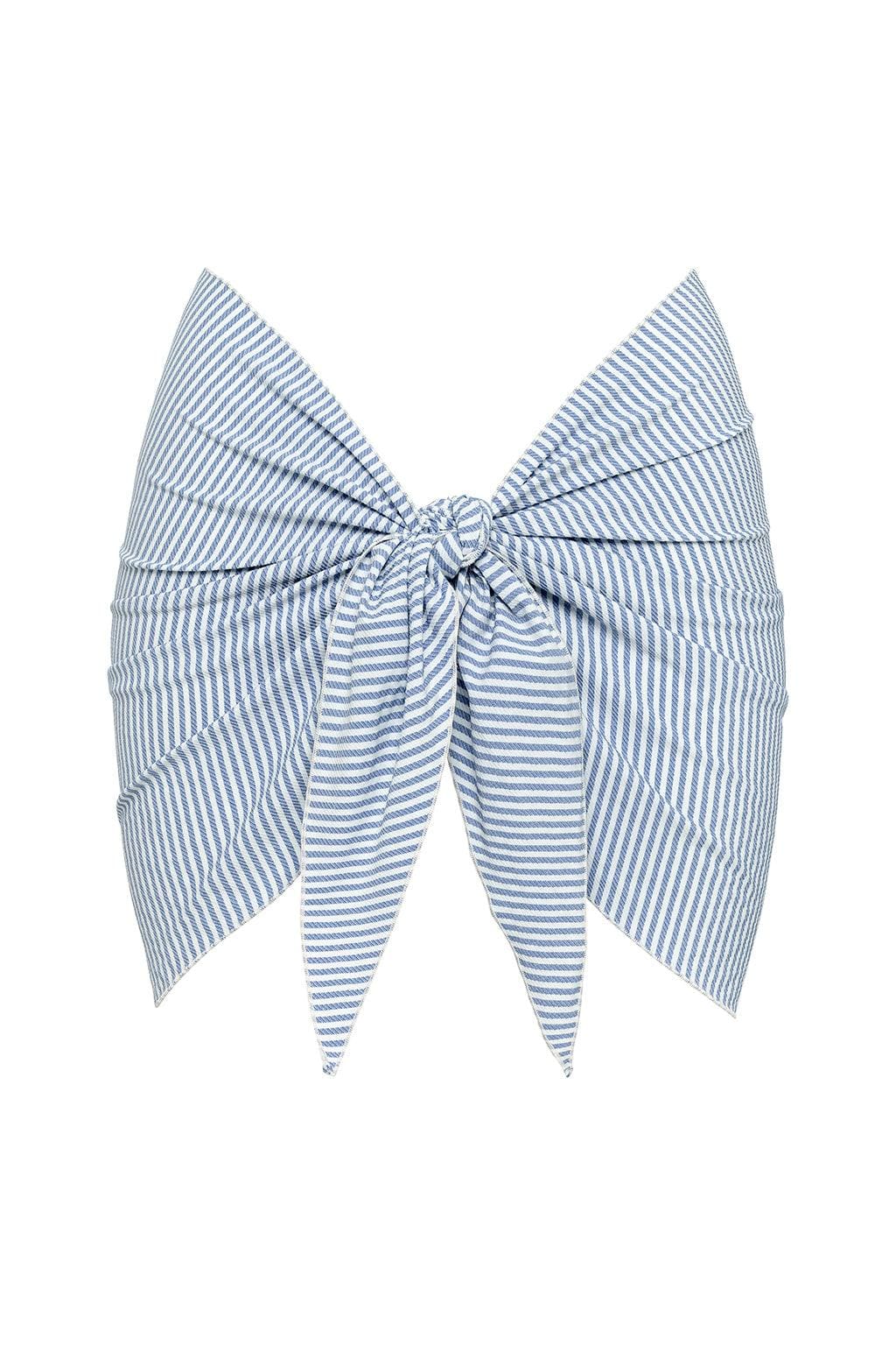 Classic Blue Stripe Sarong