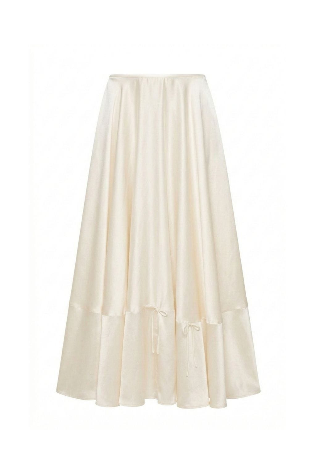 Cream Silkie Ana Skirt