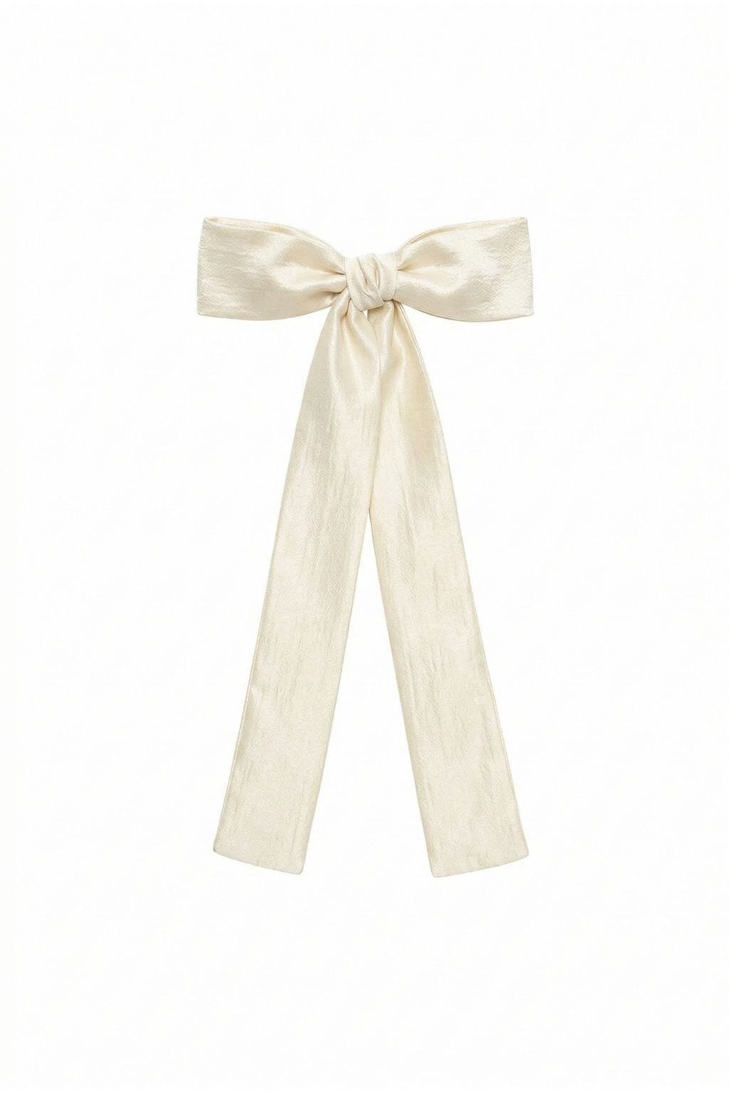 Cream Silkie Hair Ribbon