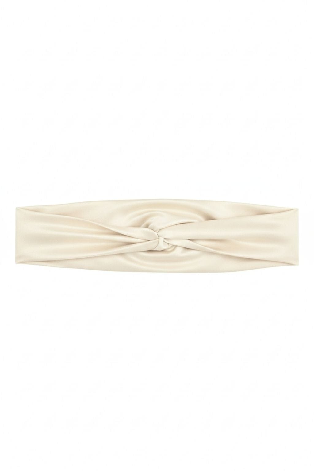 Cream Silkie Wide Headband