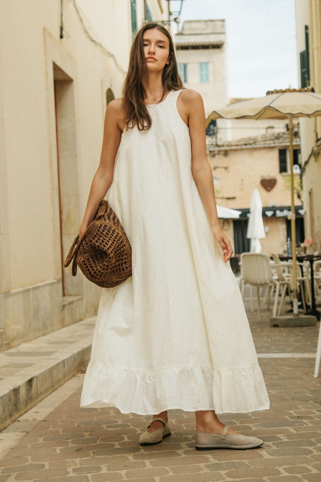Cream Voyage Dress