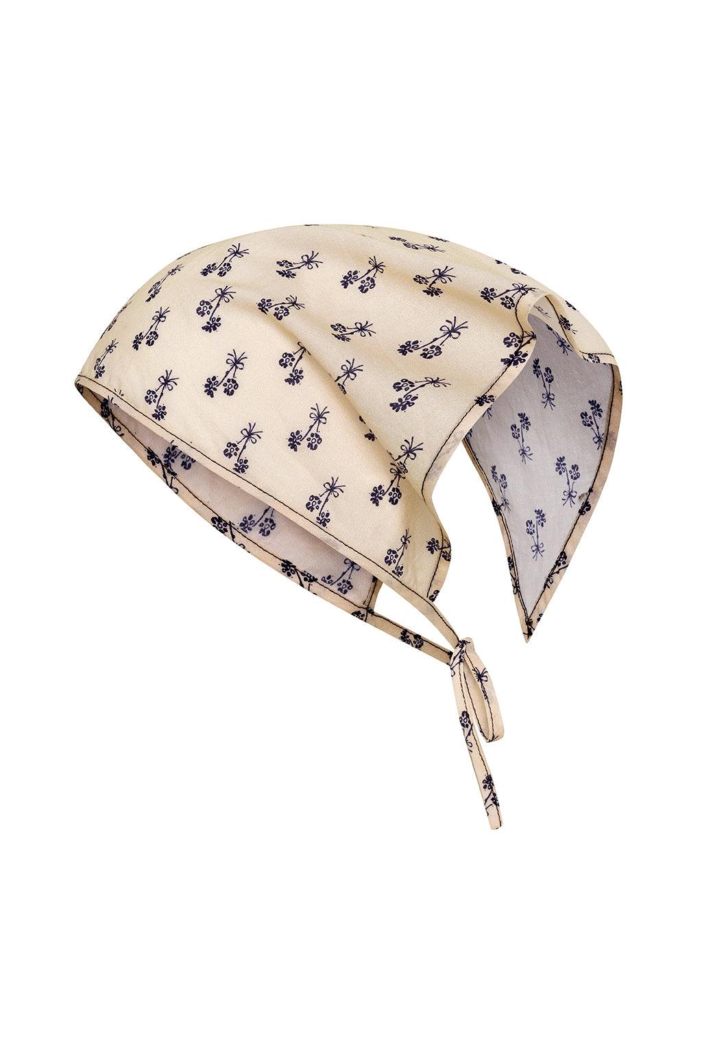 Cynthia Floral Tie-Up Scarf