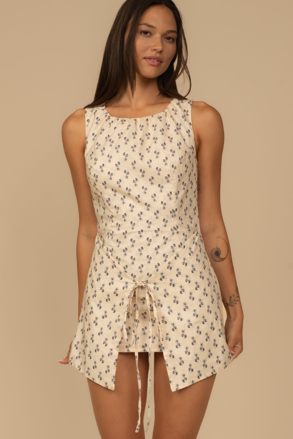 Cynthia Floral Ale Dress