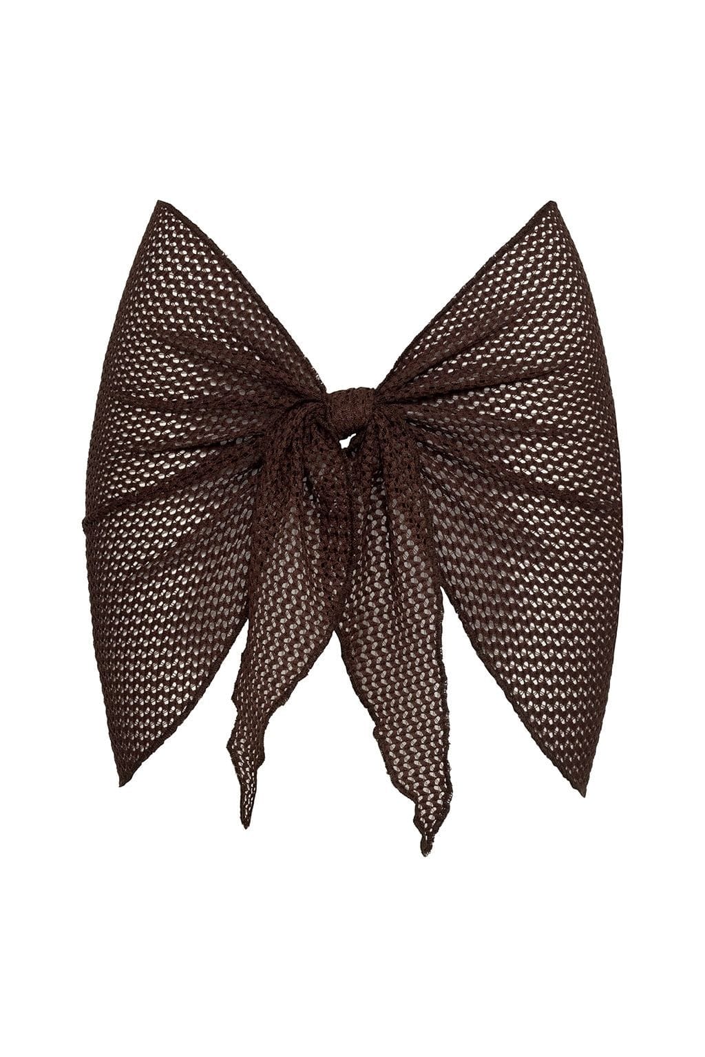 Espresso Crochet Sarong