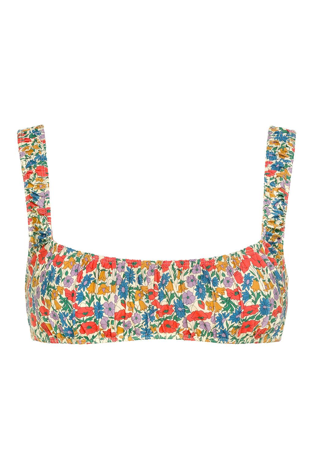 Florencia Floral Zoe Bikini Top