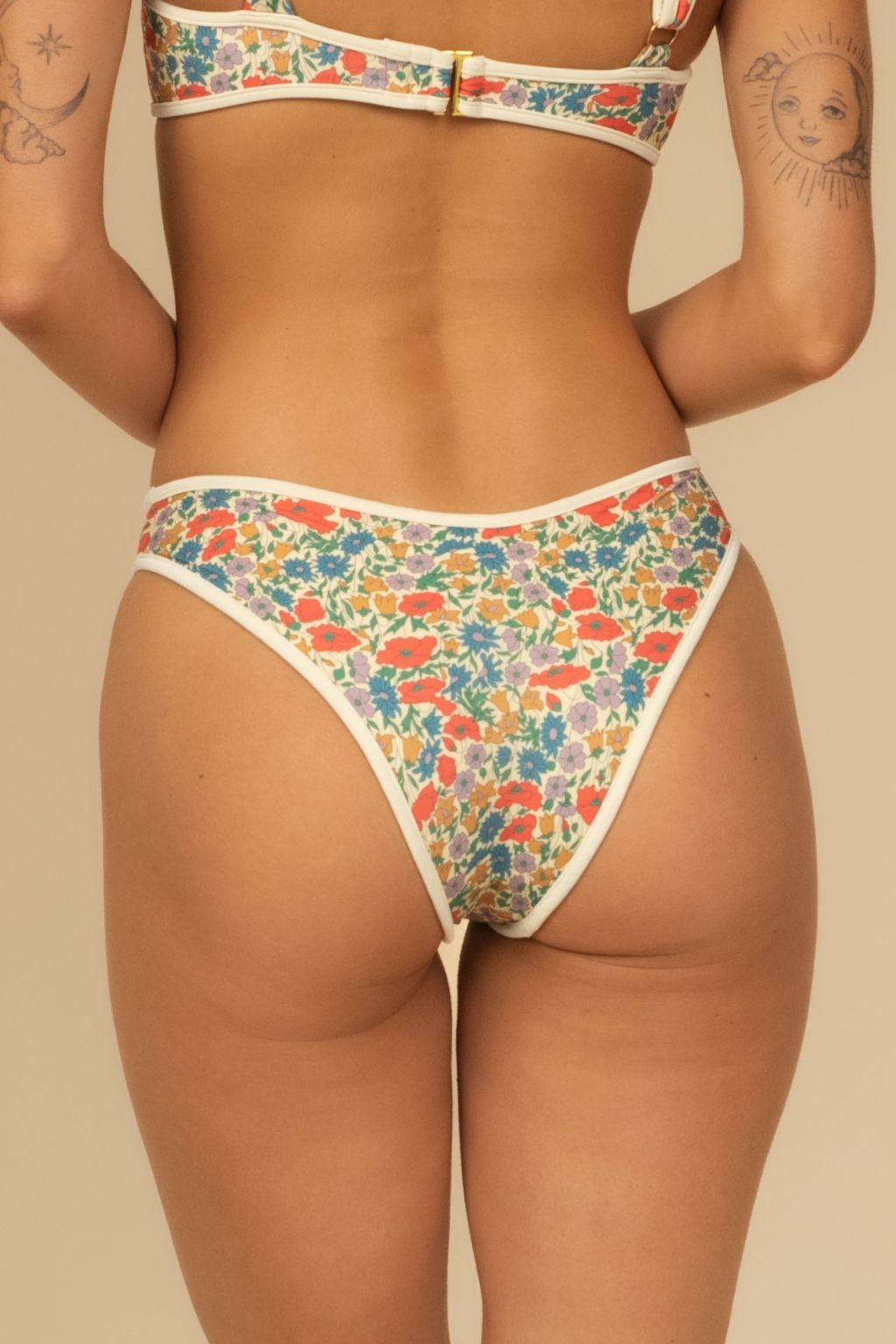 Florencia Floral Binded Lulu Bikini Bottom