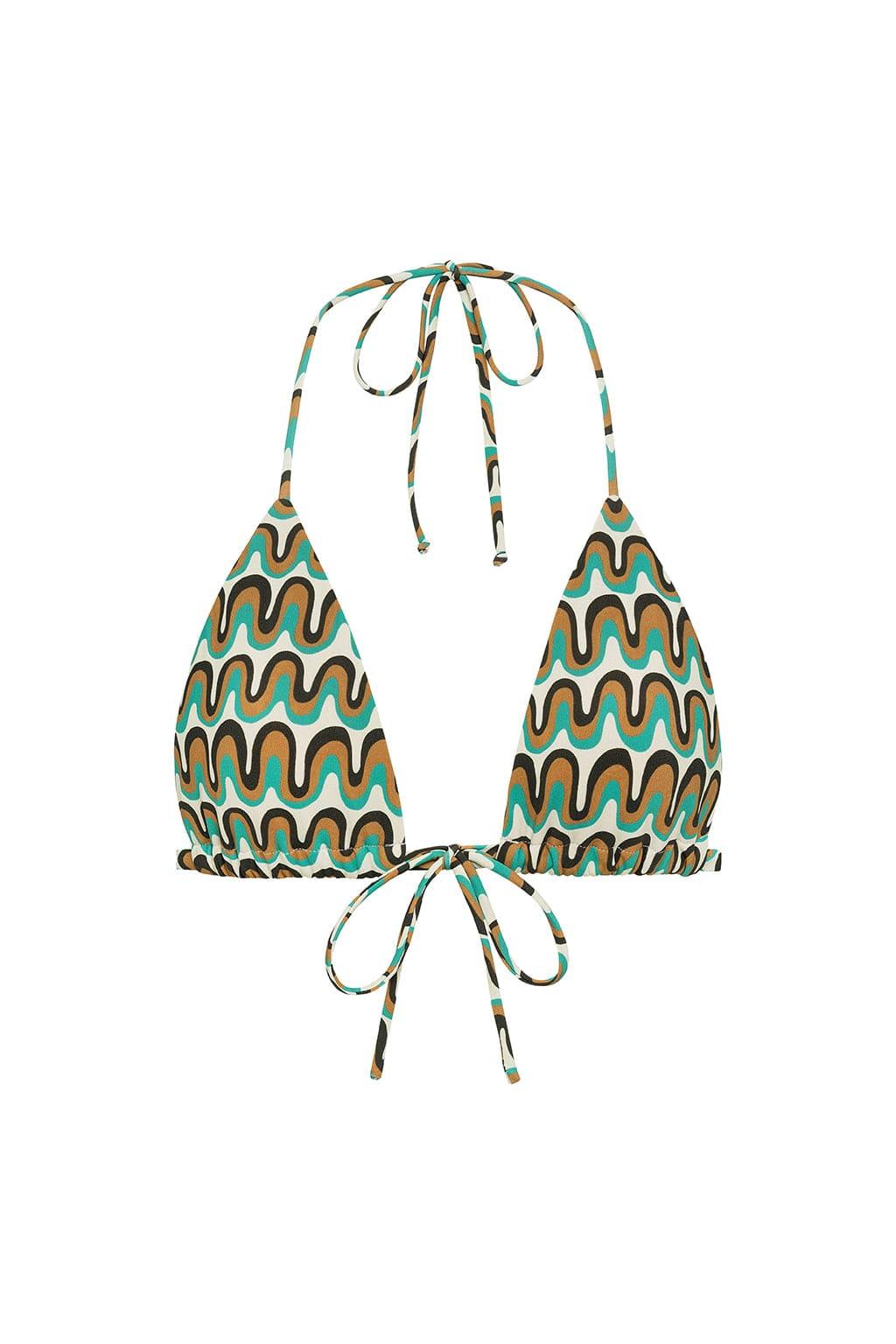 Groovy Emma Triangle Bikini Top