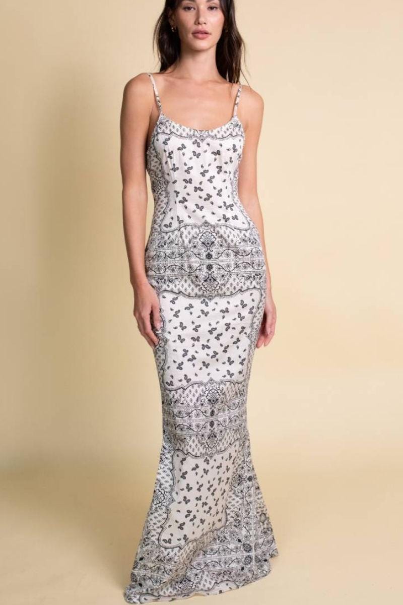 ivy maxi dress Ivy Bandana Sheeth Dress