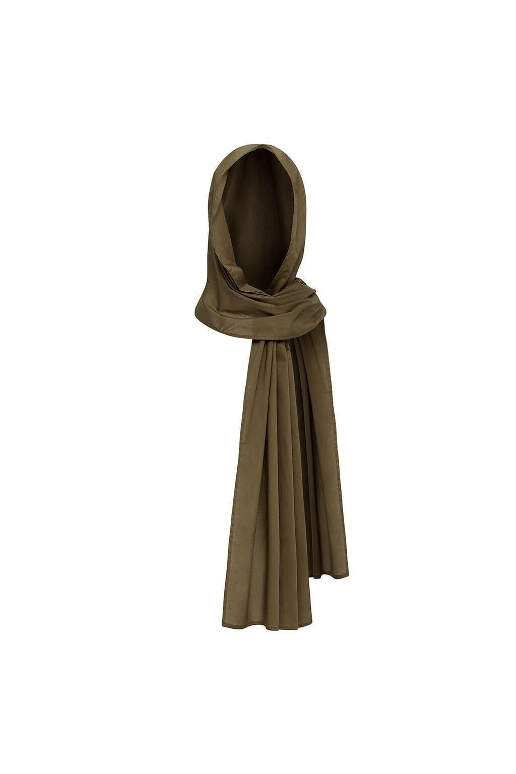Khaki Oversized Styling Scarf