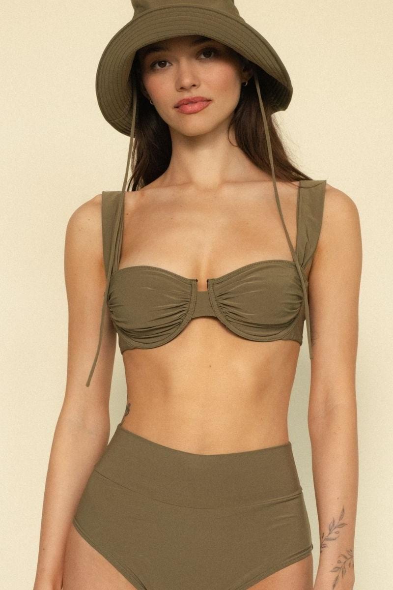 Khaki Bella Bikini Top