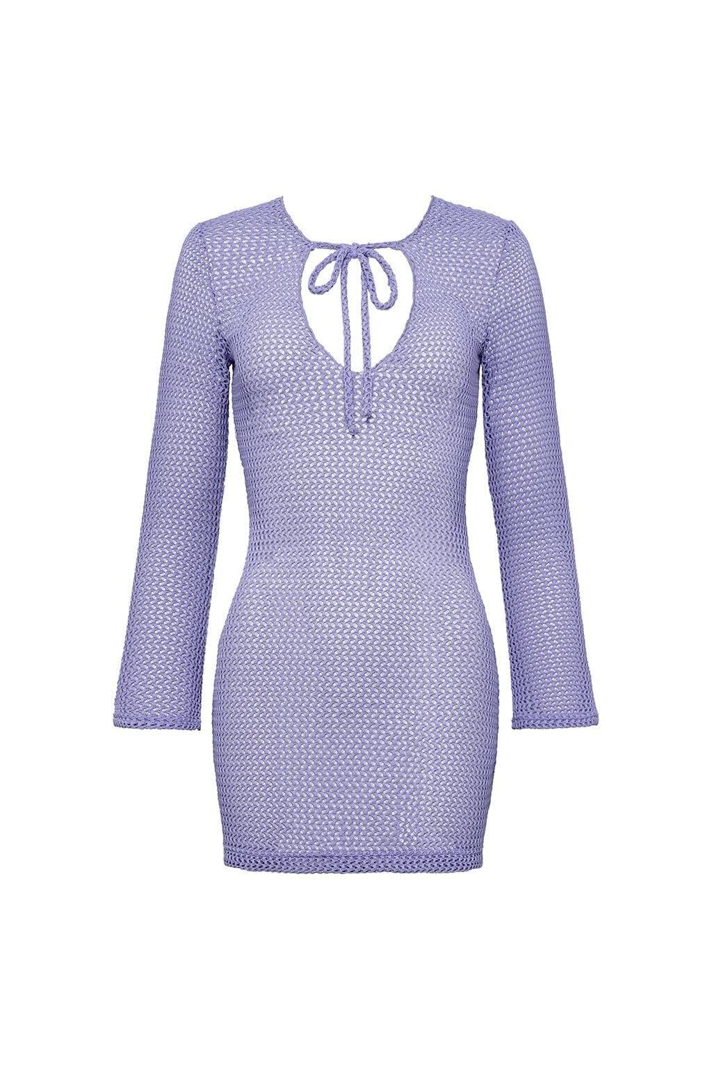 Lavender Crochet Sophia Dress