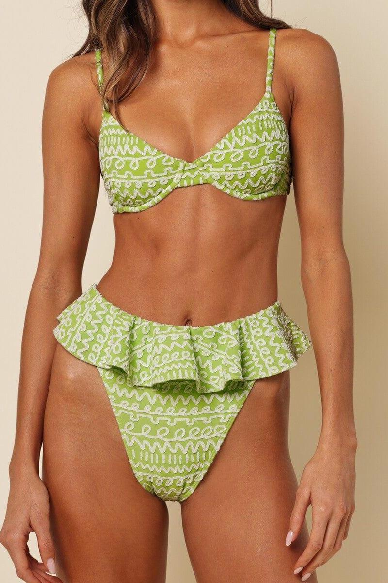 Lime Icing Dainty Bikini Top