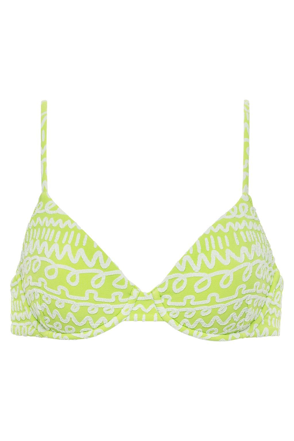 Lime Icing Dainty Bikini Top