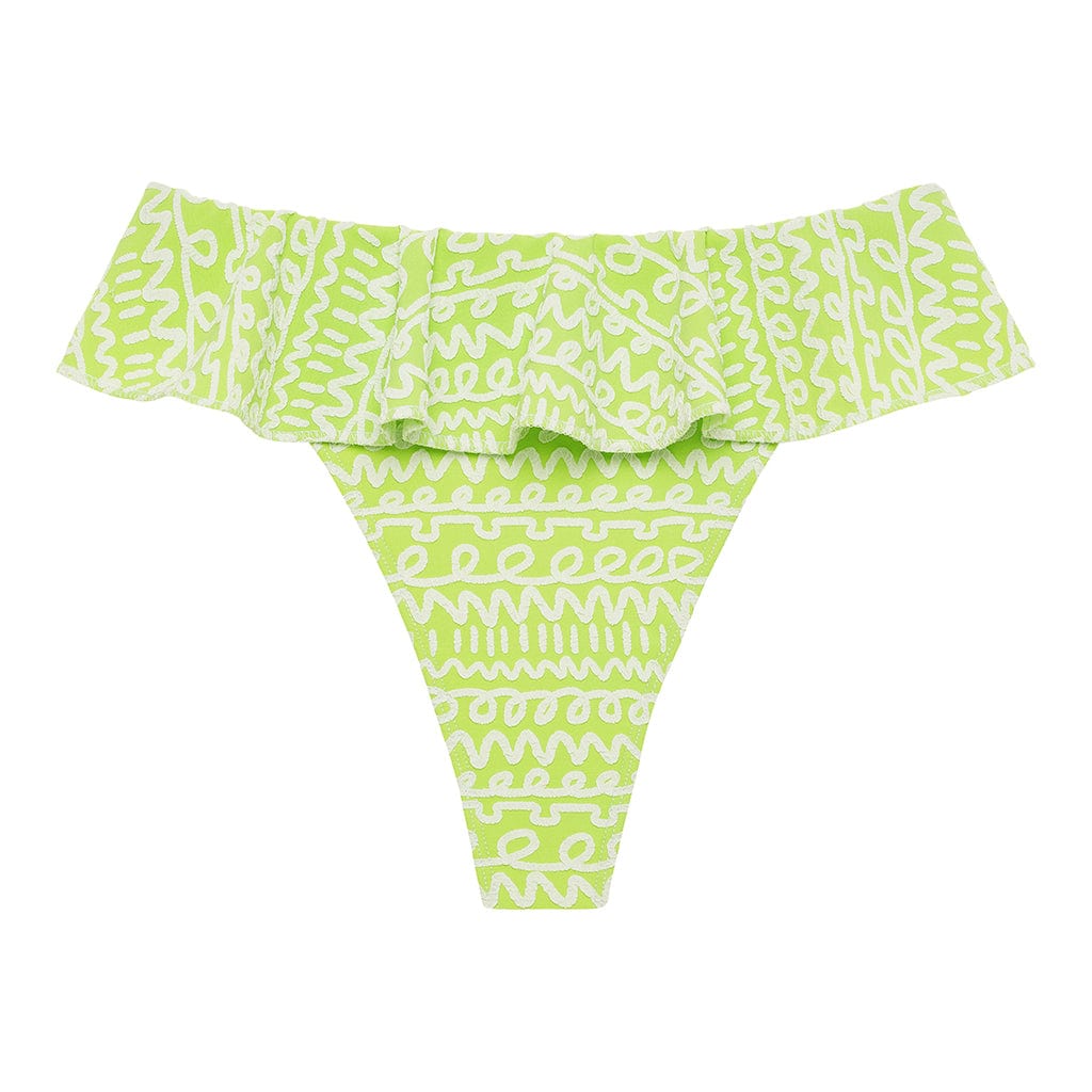 Lime Icing Tamarindo Ruffle Bikini Bottom