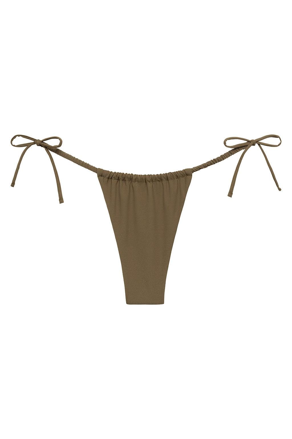 Khaki Brasil (Scrunch) Bikini Bottom