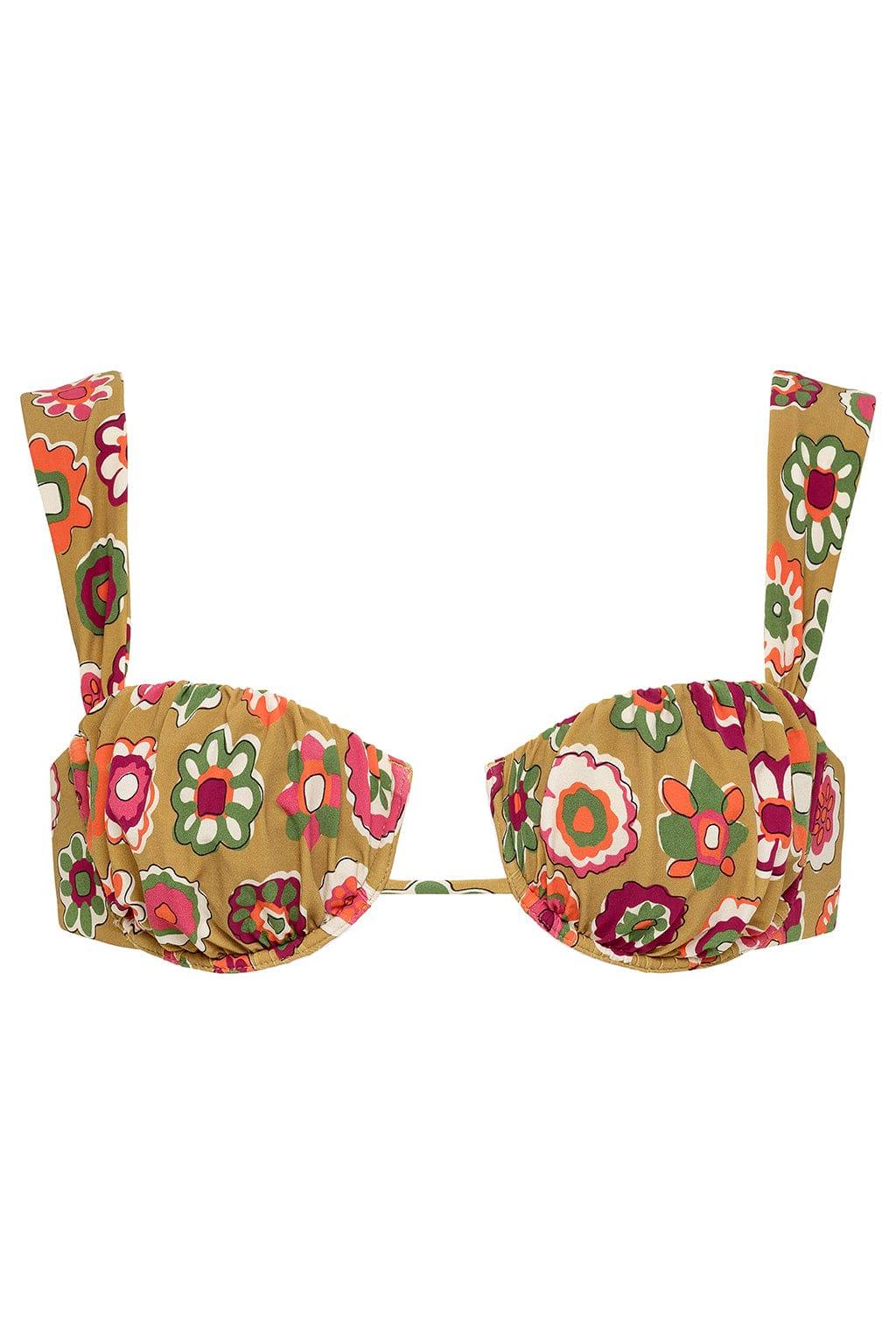 Heidi Floral Petal Bikini Top main image 1