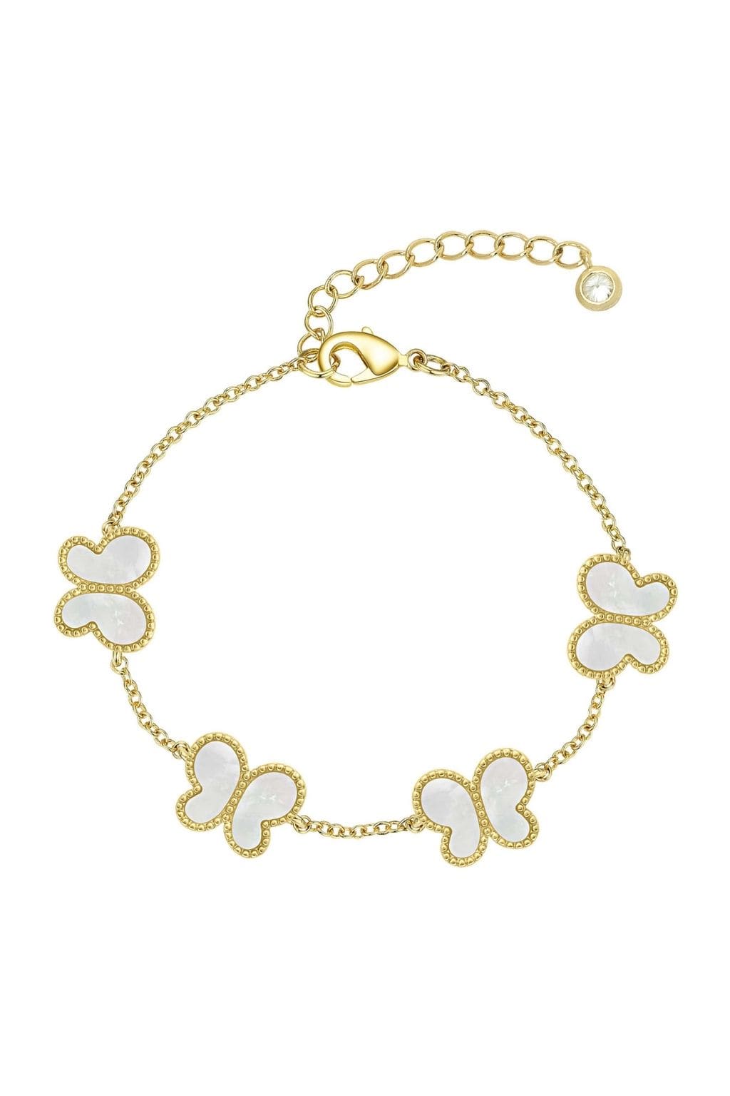 Mother of Pearl Butterfly Bracelet