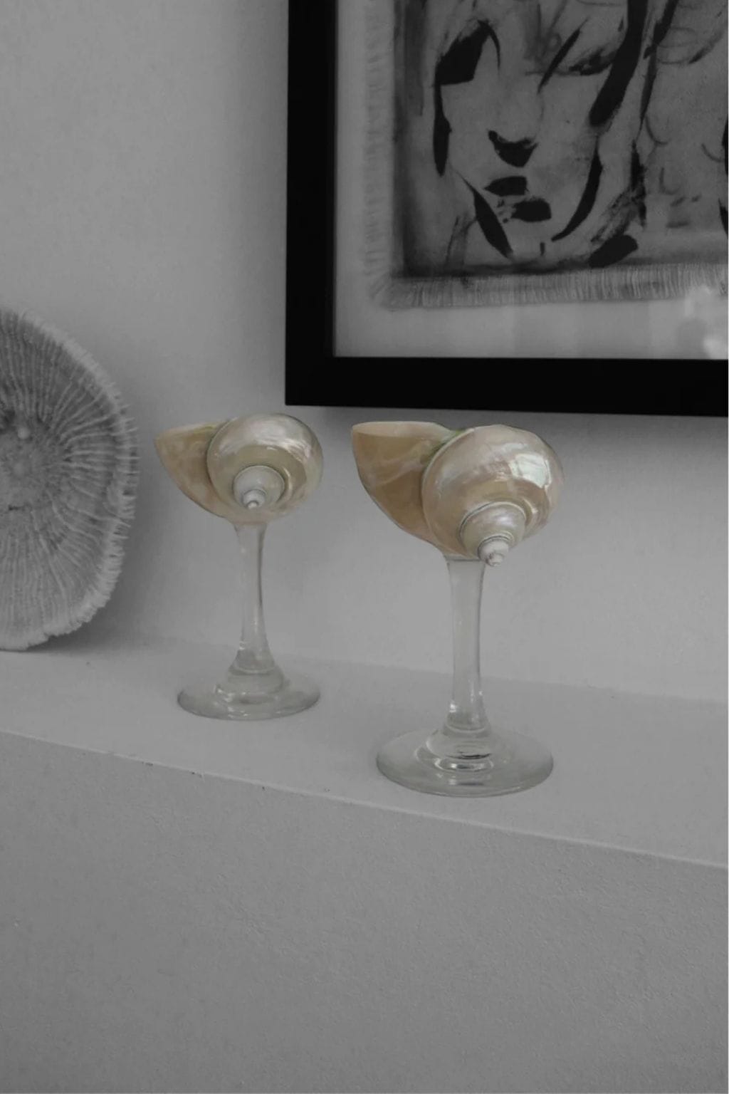 Pearl Jade Shell Glass