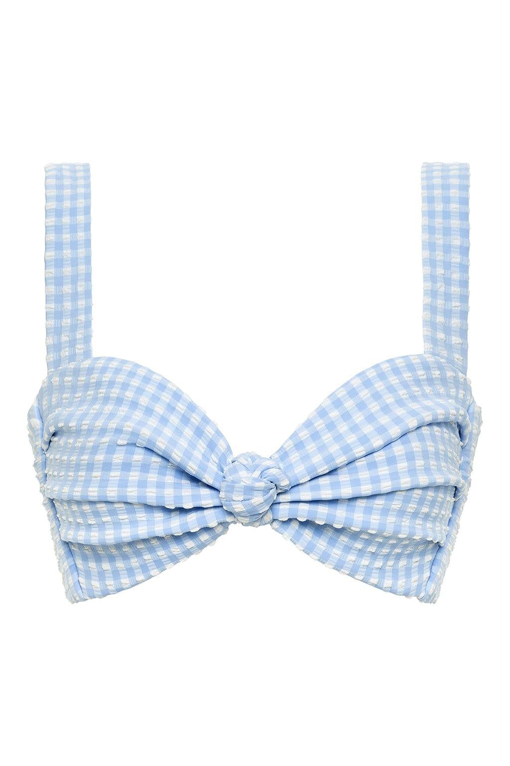 Peri Micro Gingham Hayden Bikini Top