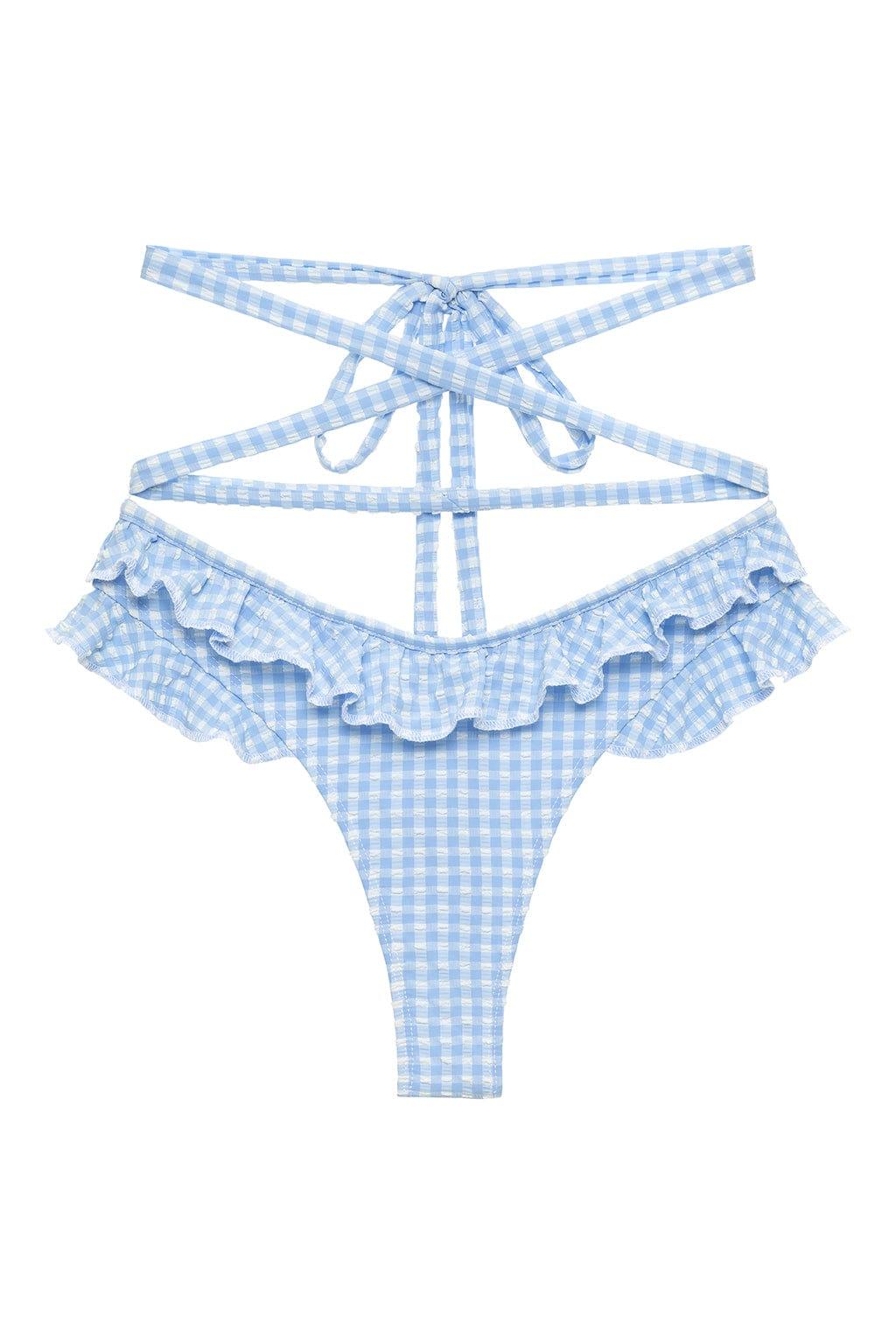 Peri Micro Gingham Ballet Lulu Bikini Bottom
