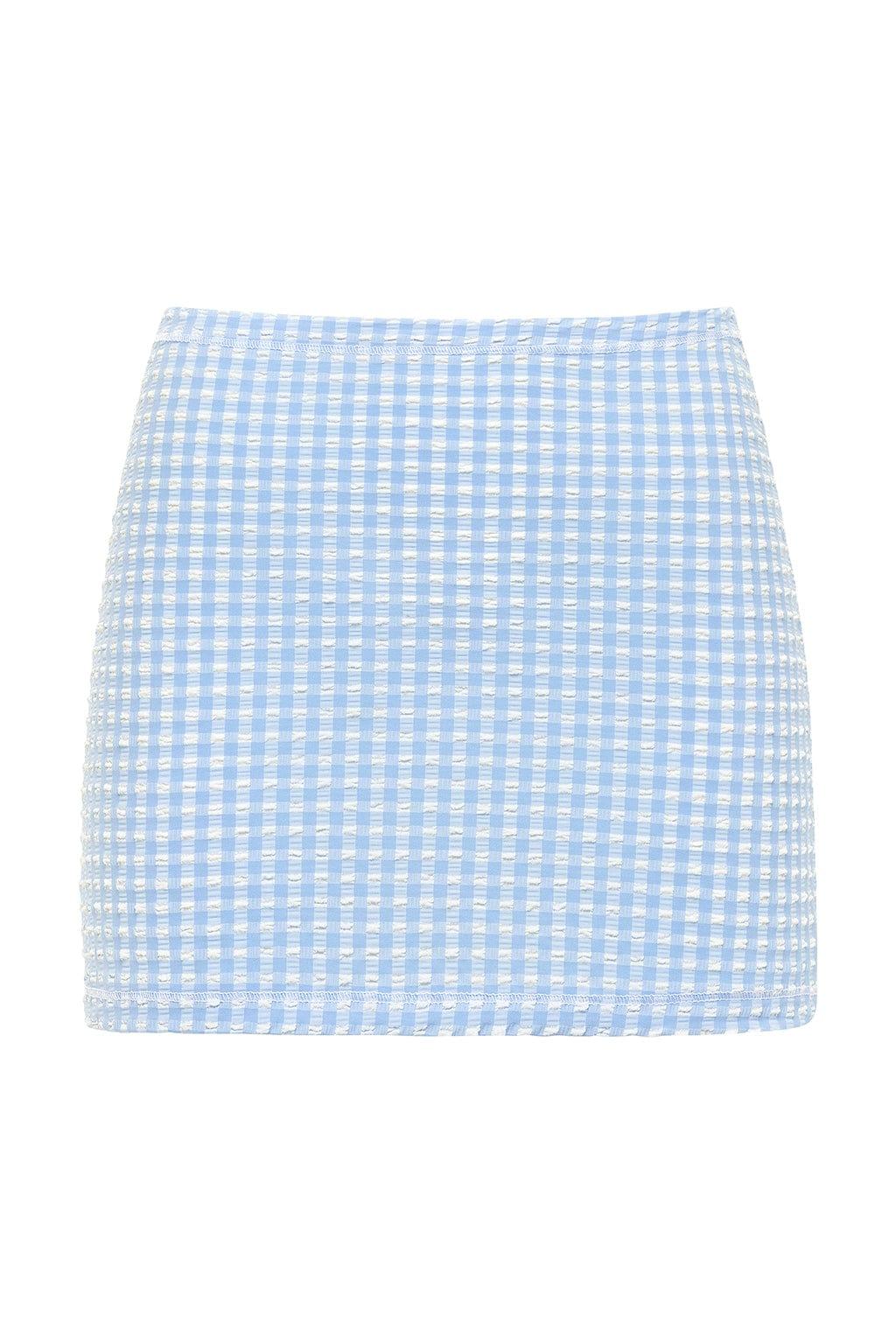 Peri Micro Gingham Micro Skirt