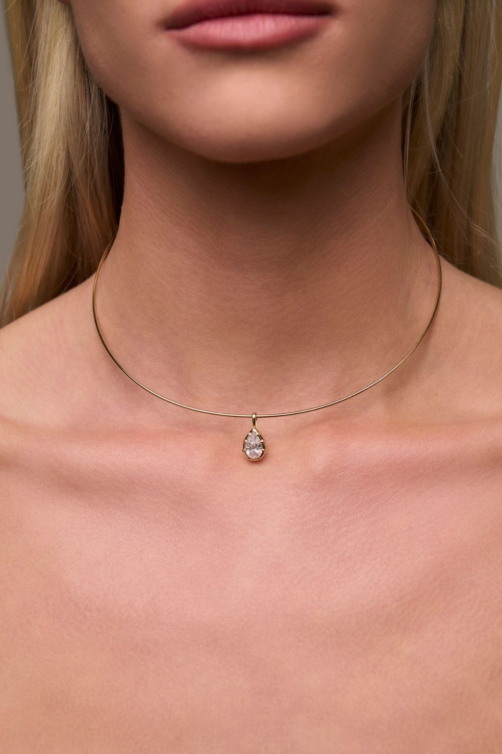 Remi Pear Collar (Gold)