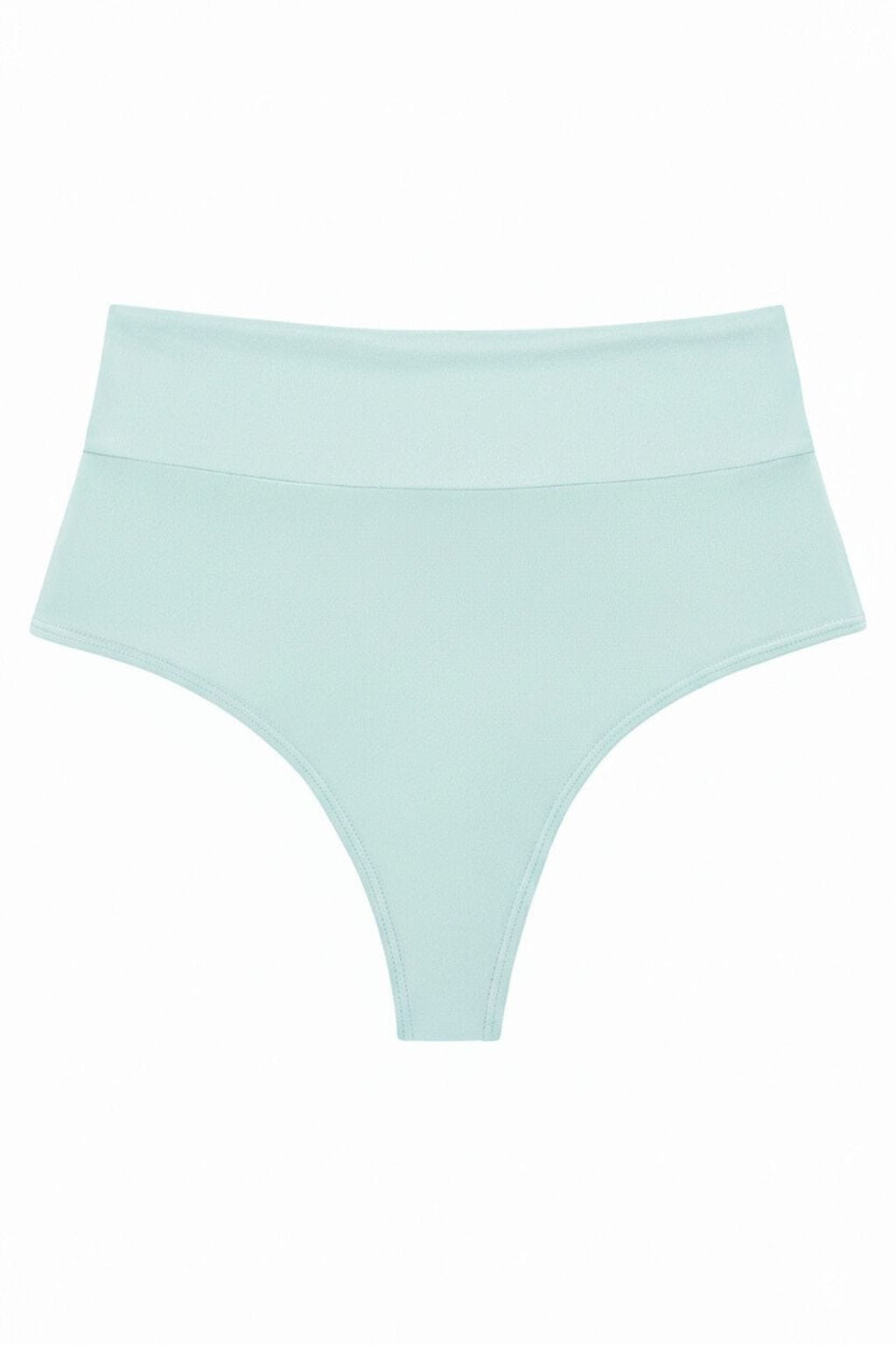 Seafoam Silkie Full Coverage High Rise Bikini Bottom