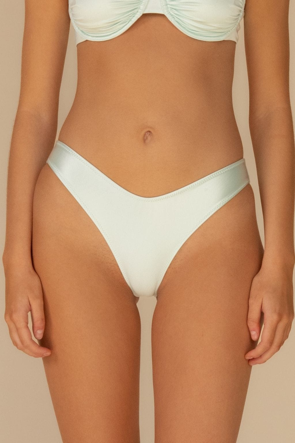 Seafoam Silkie Lulu (Zig-Zag Stitch) Bikini Bottom