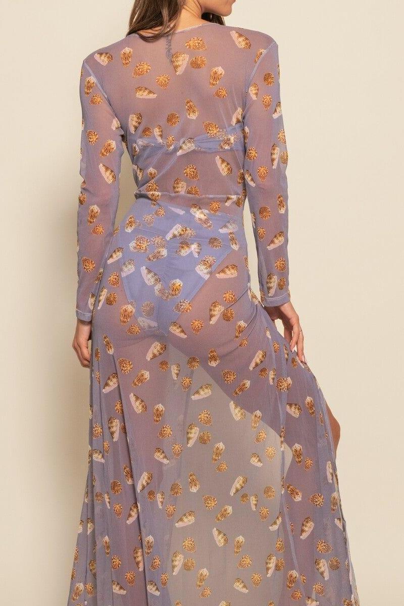 Shell Mesh Olivia Kimono