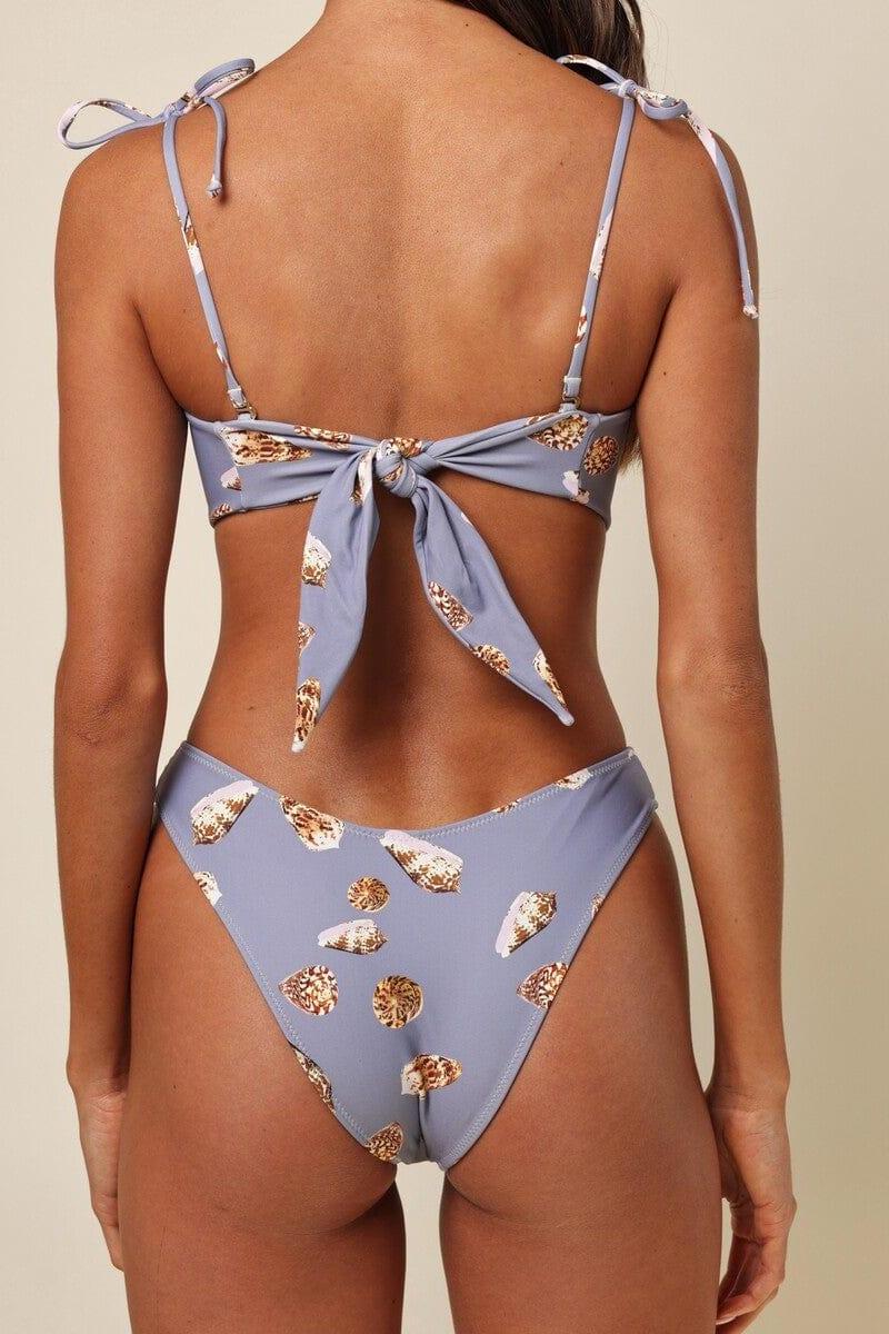 Shell Tori Ties Bandeau Bikini Top