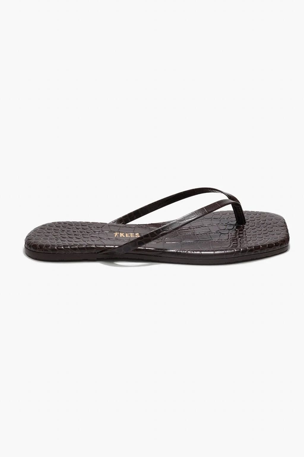 Square Toe Lily Croc (Carob)