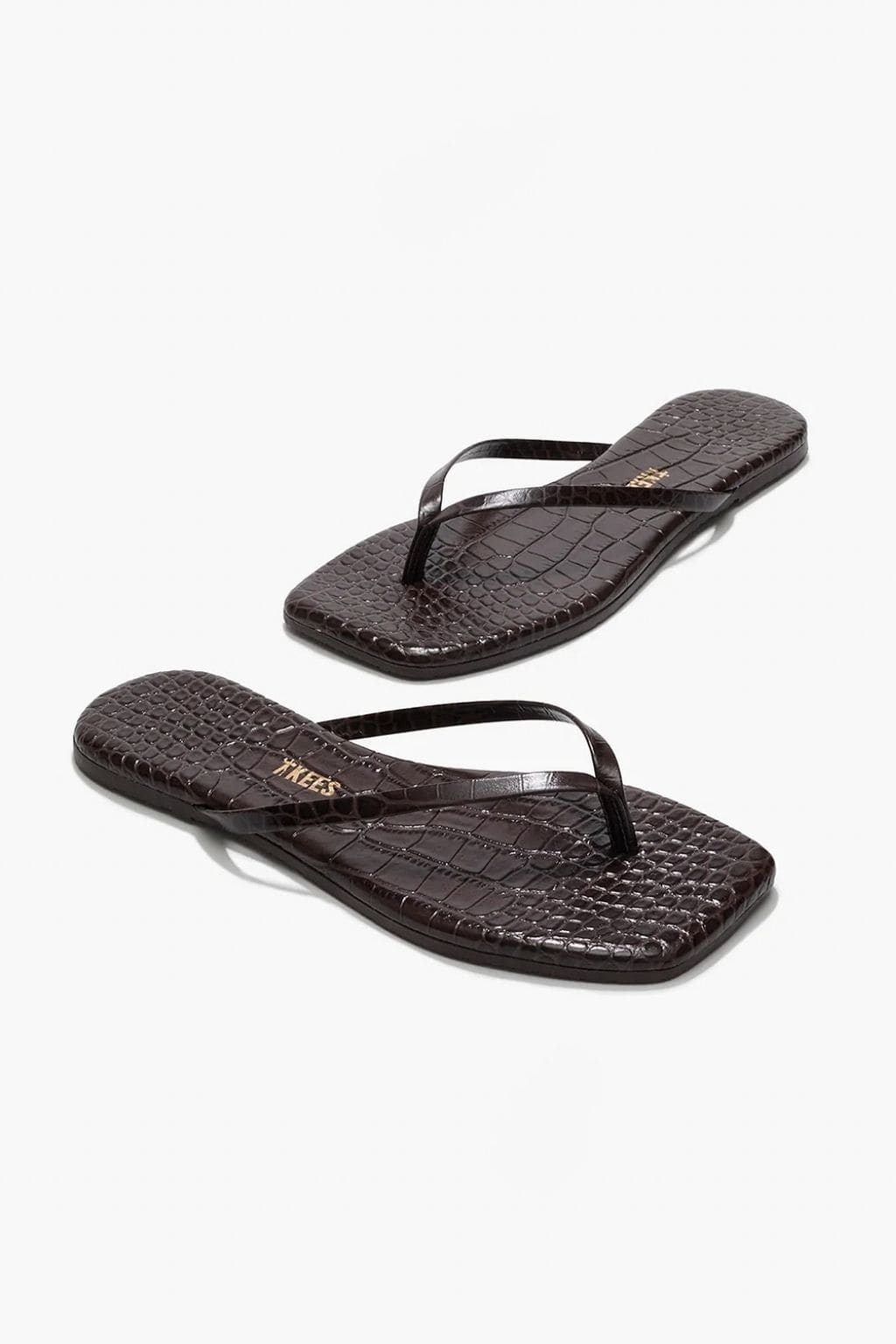 Square Toe Lily Croc (Carob)
