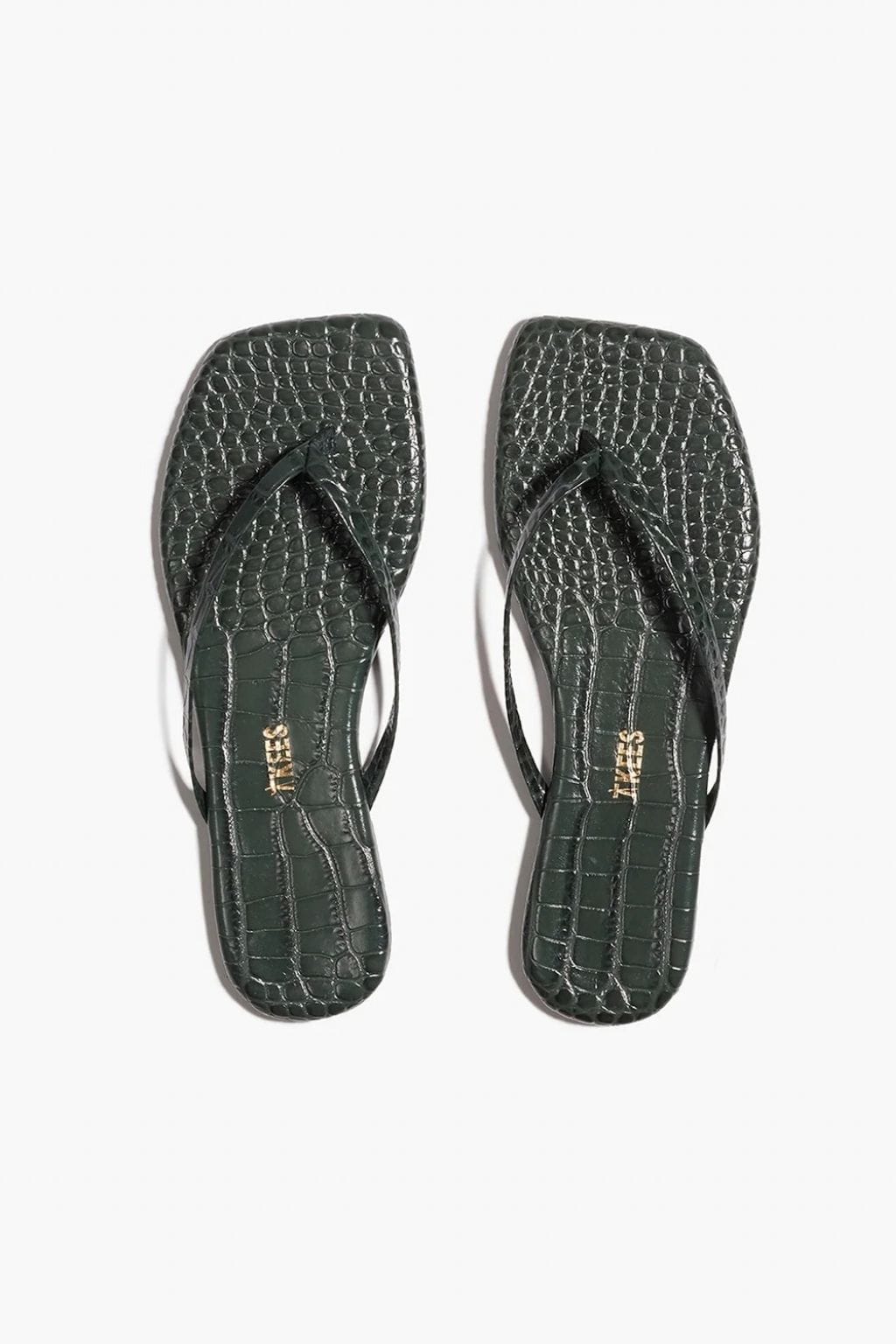 Square Toe Lily Croc (Emerald)