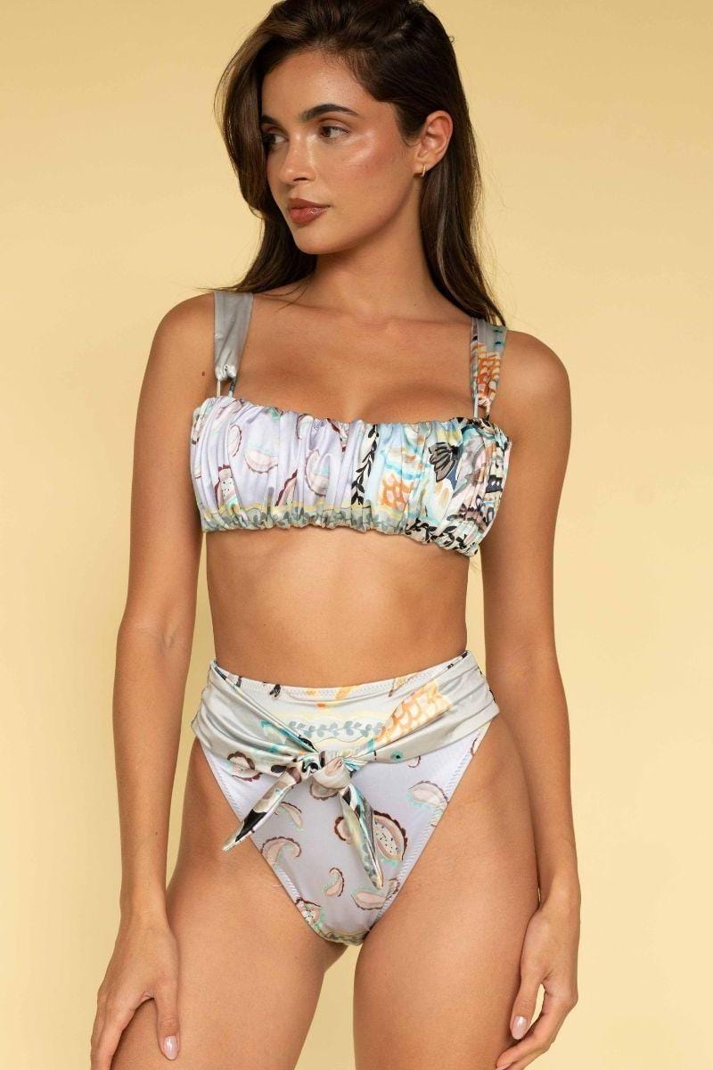 St. Barths Floral Victoria Bikini Top